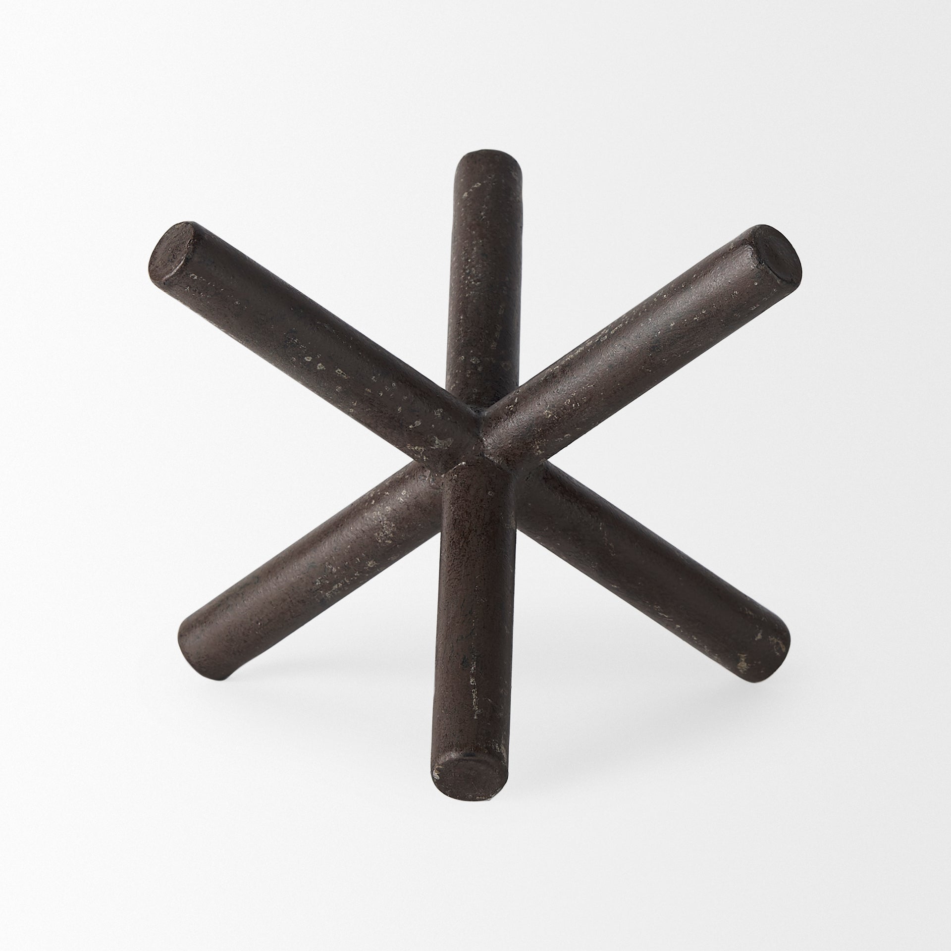 Mercana Astericks 8.1" x 7.3" x 6.3" Metal Decorative Object