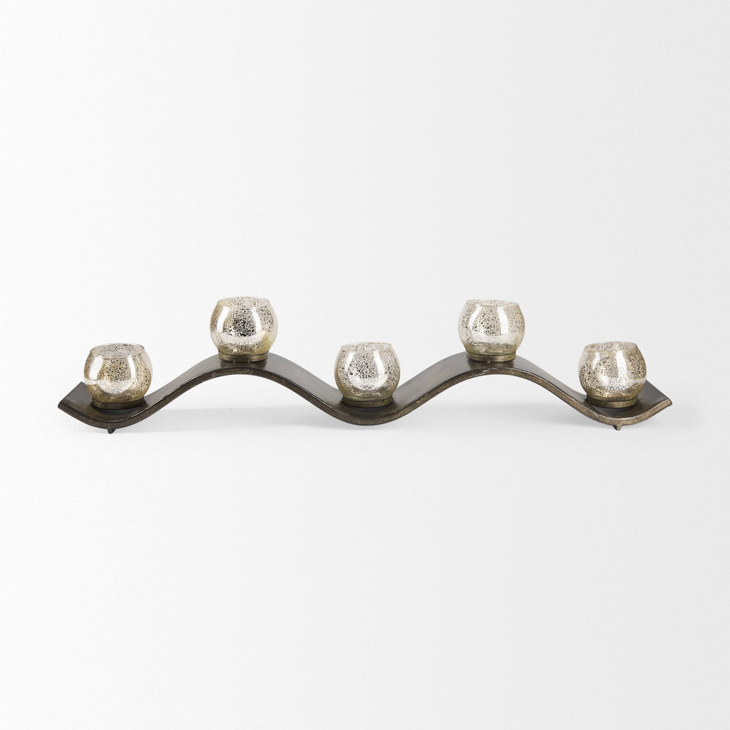 Mercana Lux 37" x 4.9" x 7" Candle Holder