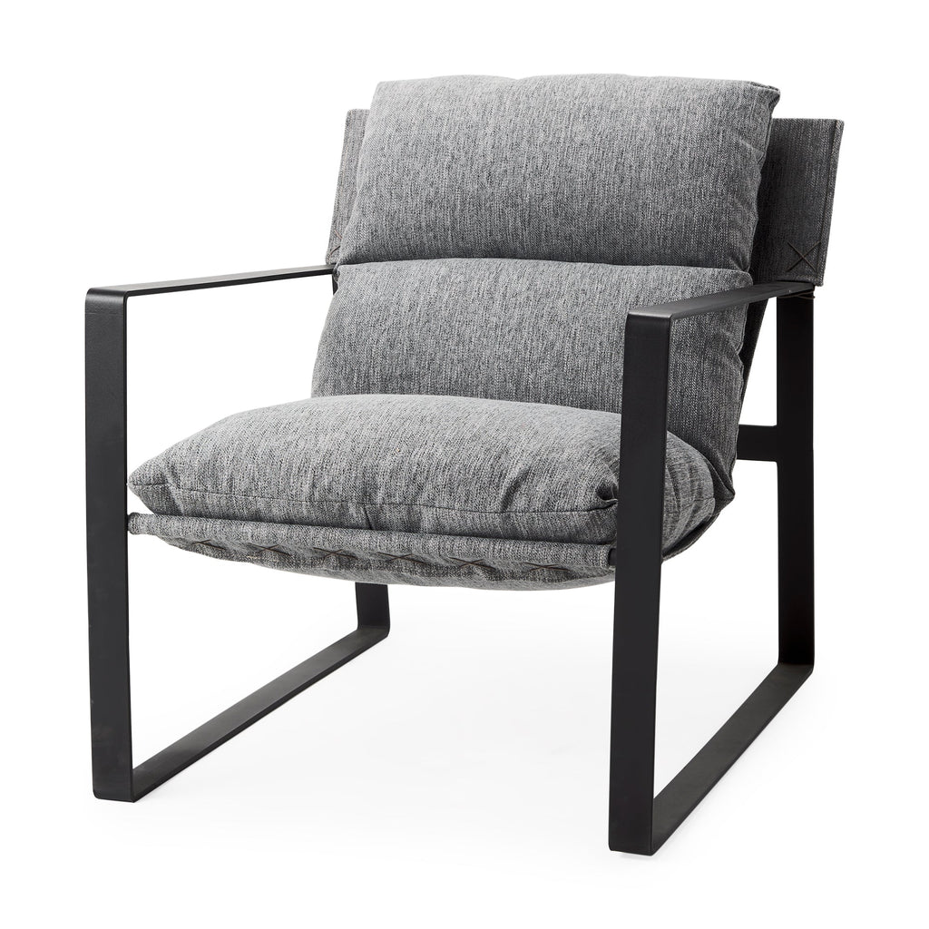 Mercana Guilia 26.8" x 34.9" x 30" Metal Side Chair