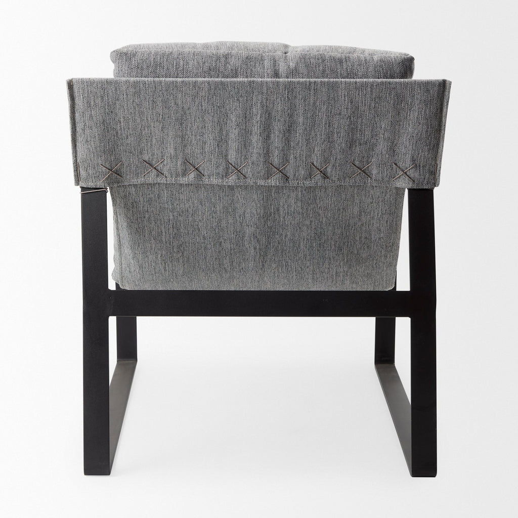 Mercana Guilia 26.8" x 34.9" x 30" Metal Side Chair