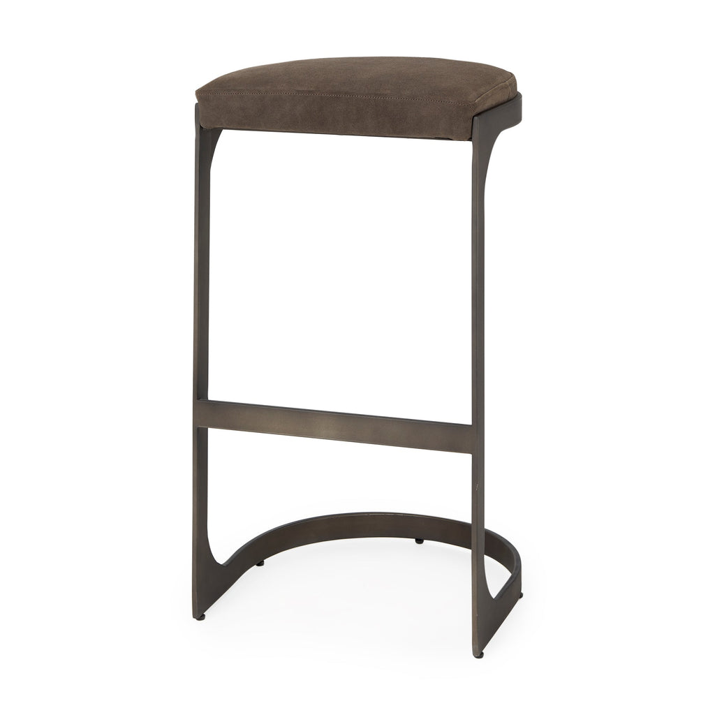 Mercana Tyson 17.3" x 18" x 31.3" Metal Stool