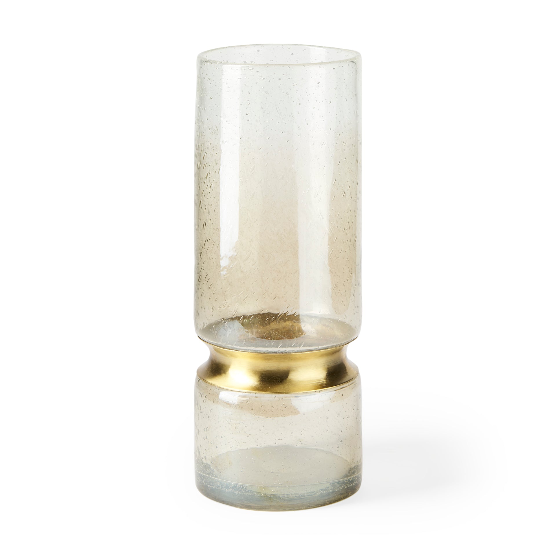 Mercana Adriatic 5.1" x 5.1" x 13.4" Glass Vase