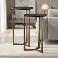 Mercana Atticus 13.3" x 13.3" x 24" Metal Side Table