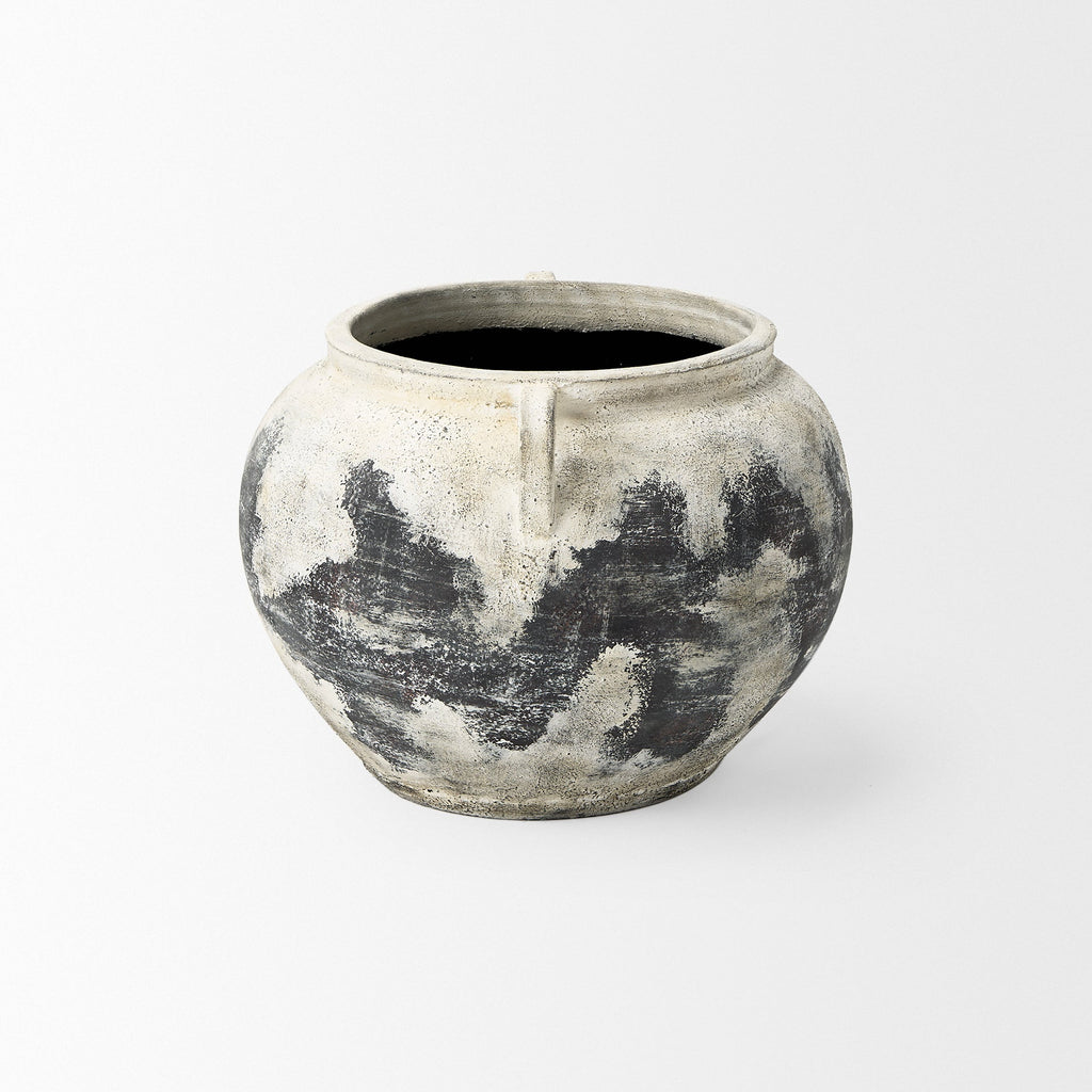 Mercana Boscia 20.1" x 20.1" x 15" Ceramic Floor Vase