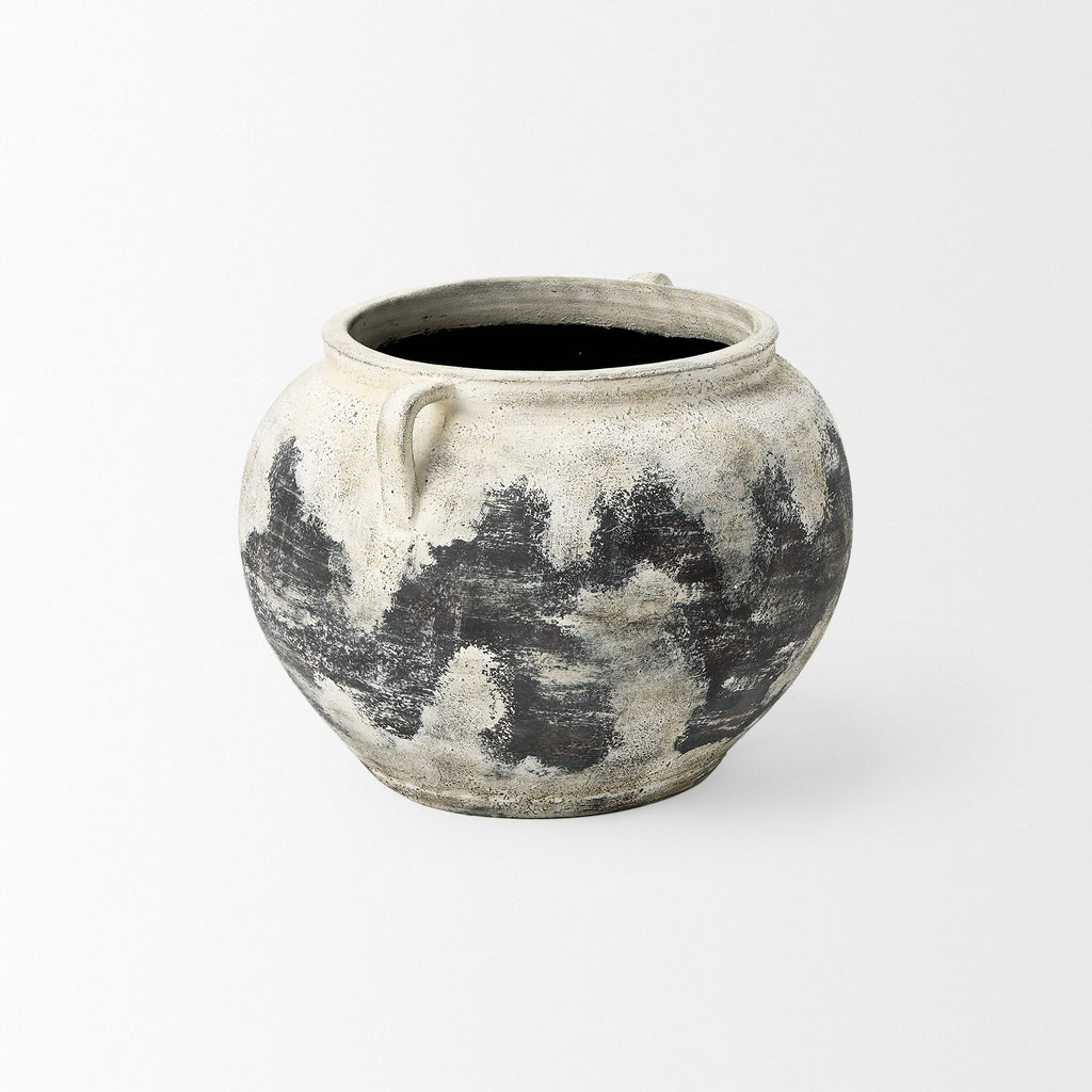 Mercana Boscia 20.1" x 20.1" x 15" Ceramic Floor Vase