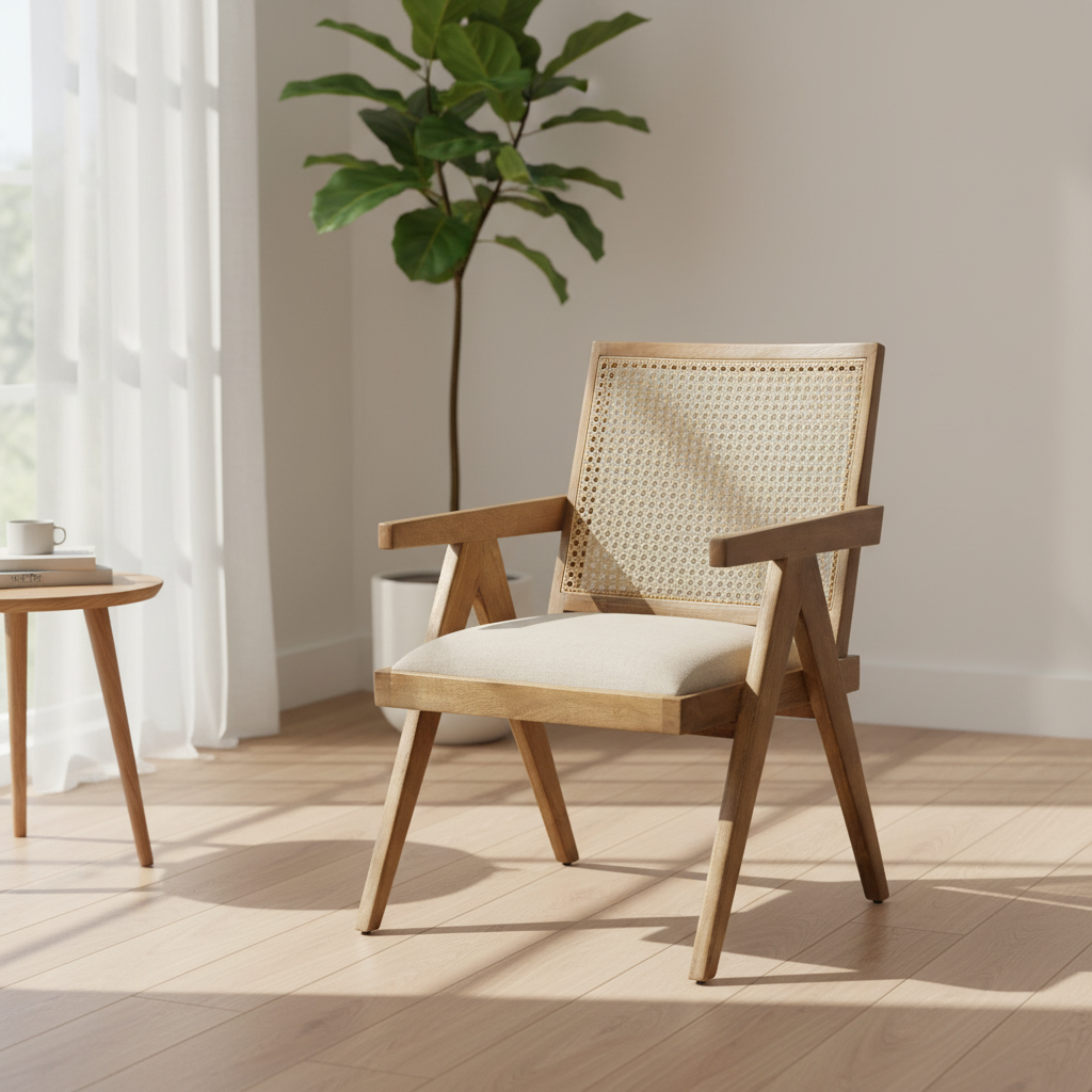 Mercana Donna 21.7" x 21.7" x 29.5" Solid Wood Side Chair