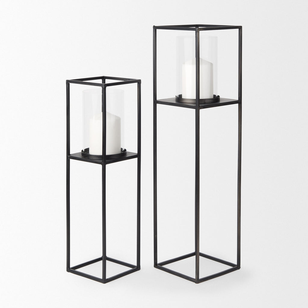 Mercana Cindy 5.9" x 5.9" x 23" Metal Candle Holder