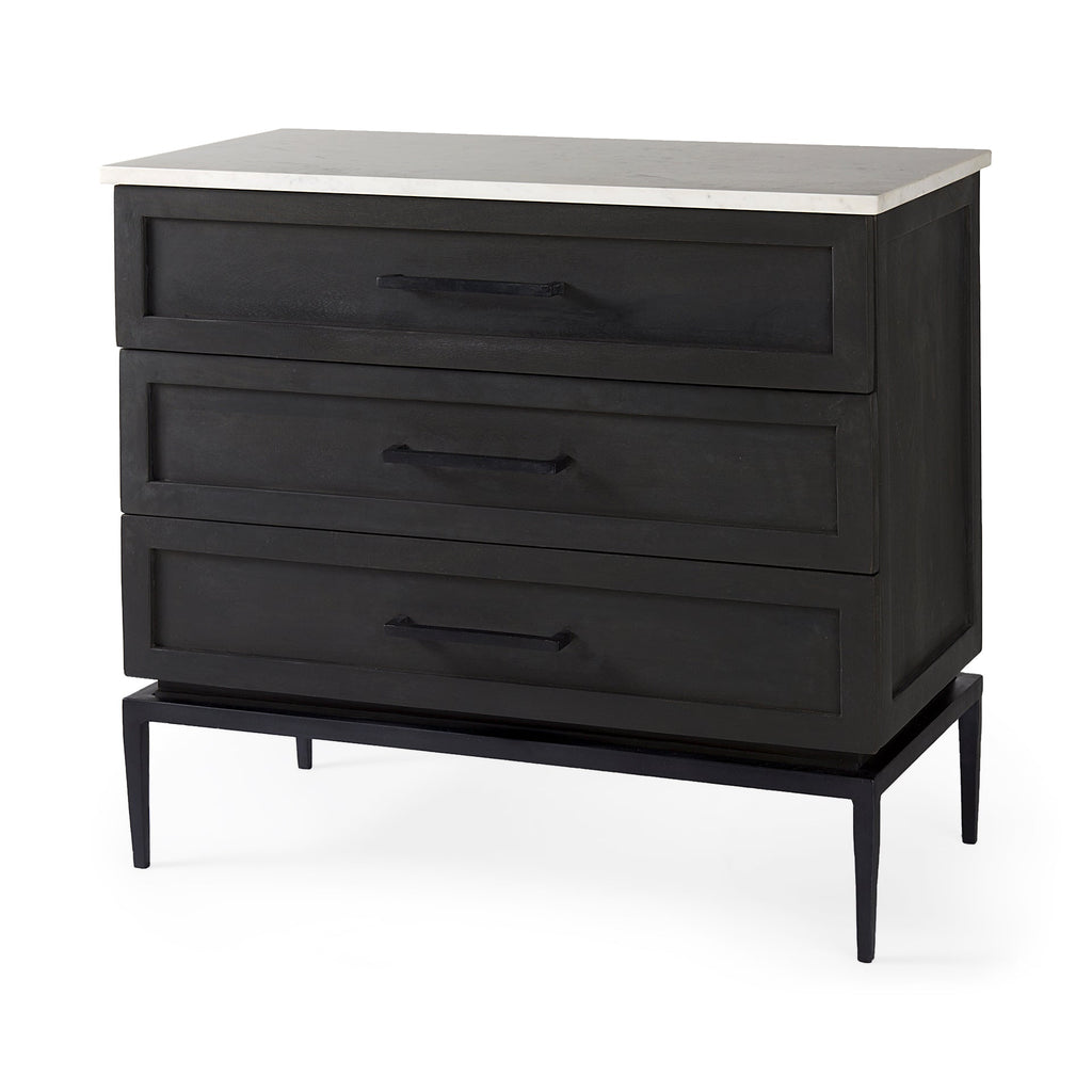 Mercana Divina 36" x 18.5" x 32" Solid Wood Accent Cabinet