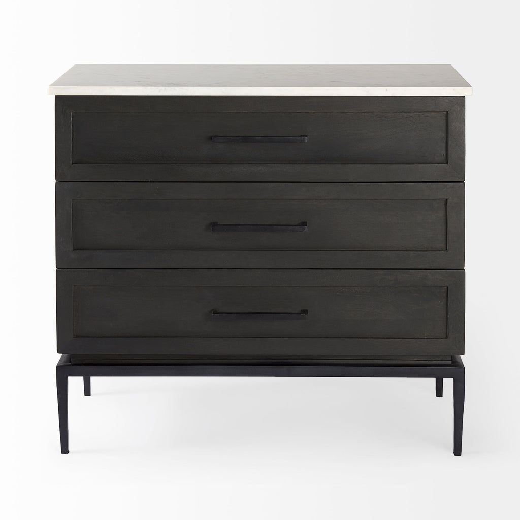 Mercana Divina 36" x 18.5" x 32" Solid Wood Accent Cabinet