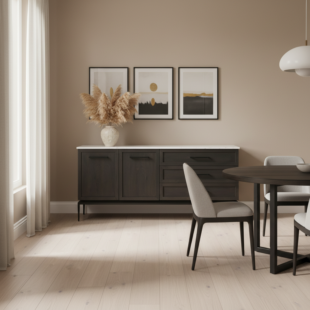 Mercana Divina 71" x 18.5" x 32" Solid Wood Sideboard