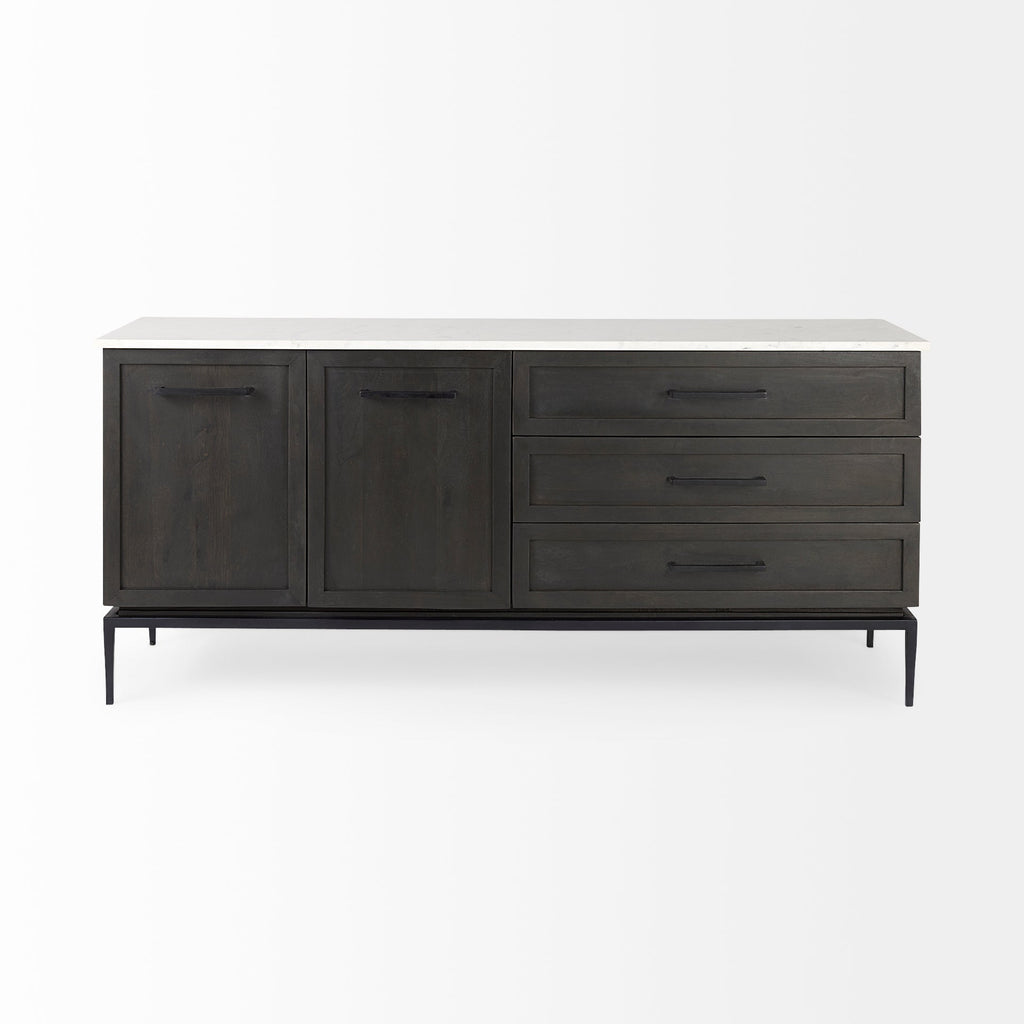 Mercana Divina 71" x 18.5" x 32" Solid Wood Sideboard