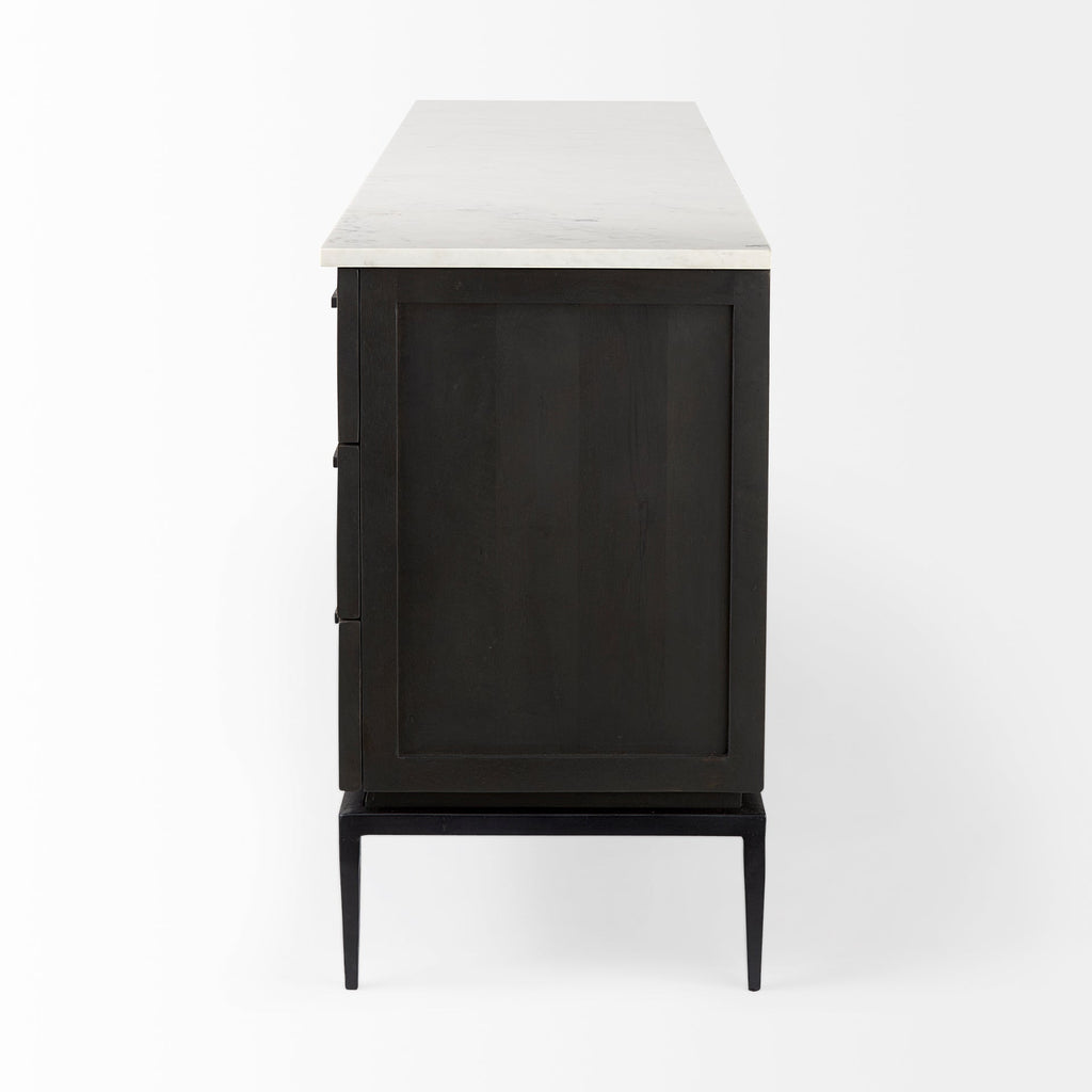 Mercana Divina 71" x 18.5" x 32" Solid Wood Sideboard