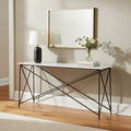 Mercana Lorlei 59" x 16" x 28.5" Iron Console Table