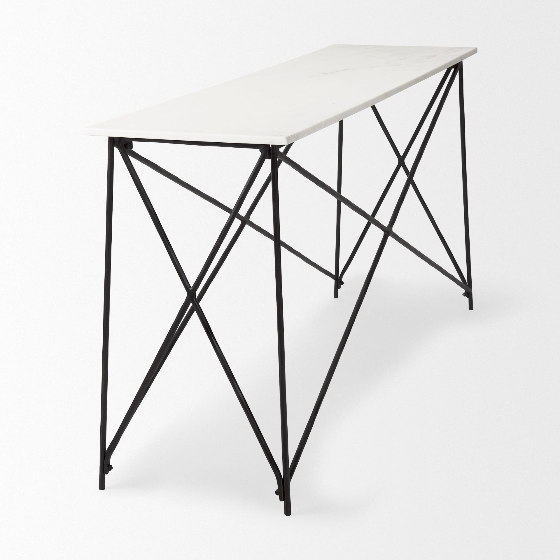 Mercana Lorlei 59" x 16" x 28.5" Iron Console Table