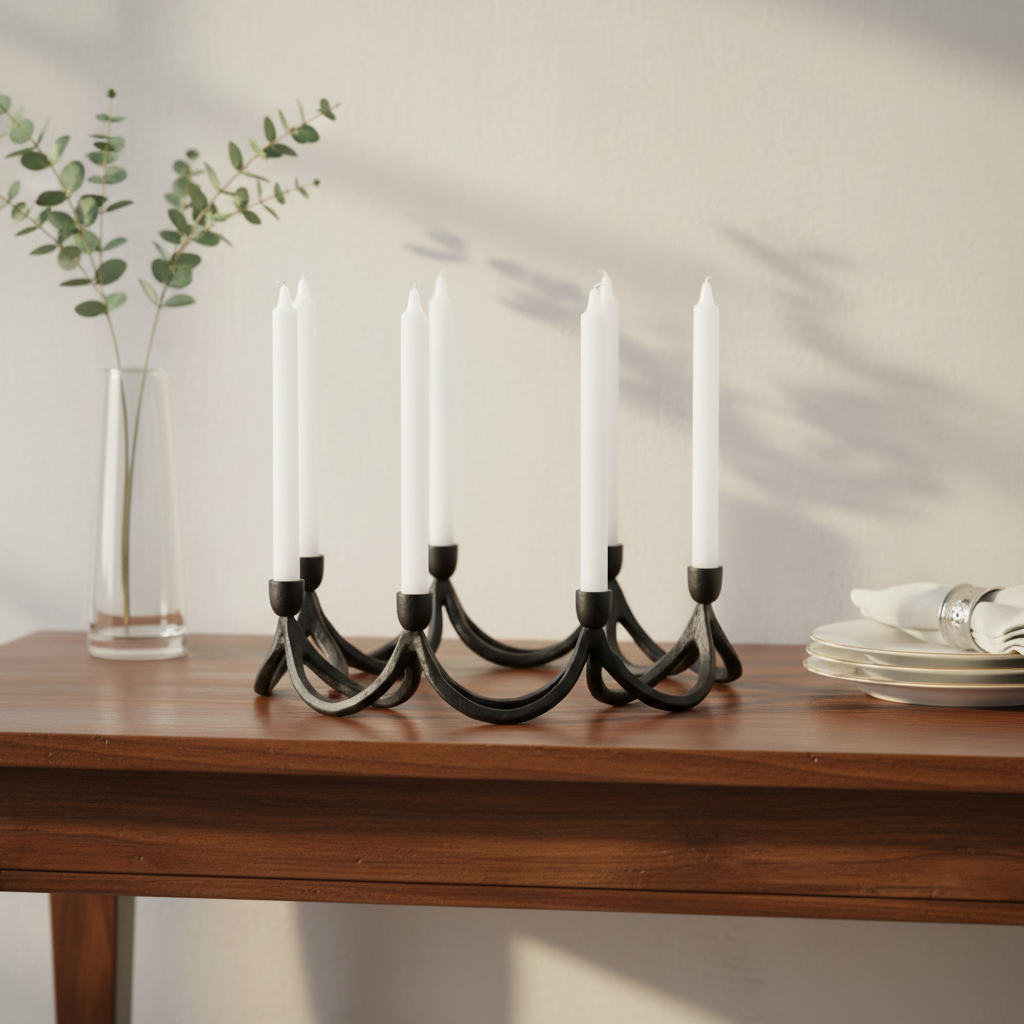 Mercana Seraph 16" x 16" x 4.3" Candle Holder