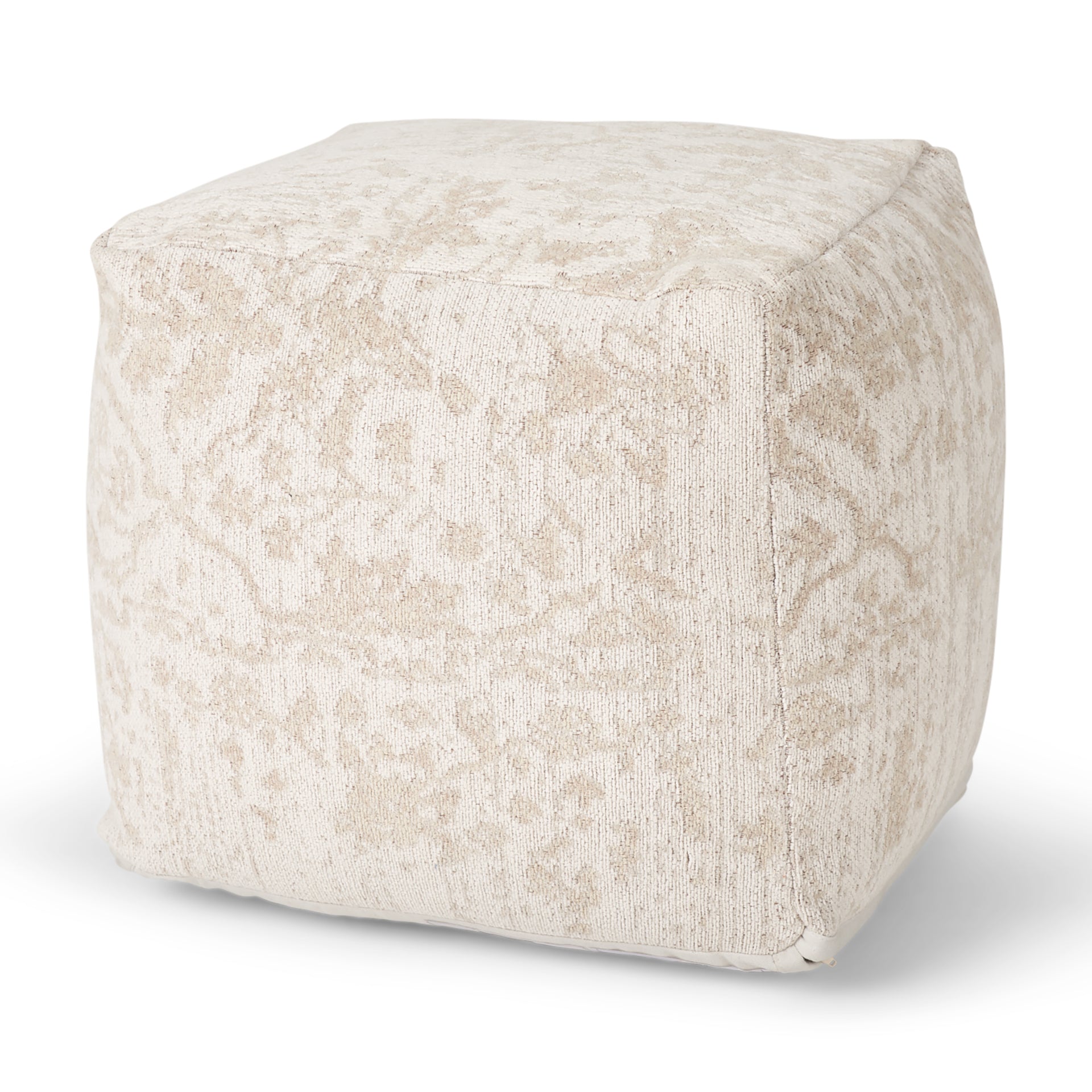 Mercana Khloe 18" x 18" x 18" Cotton Pouf