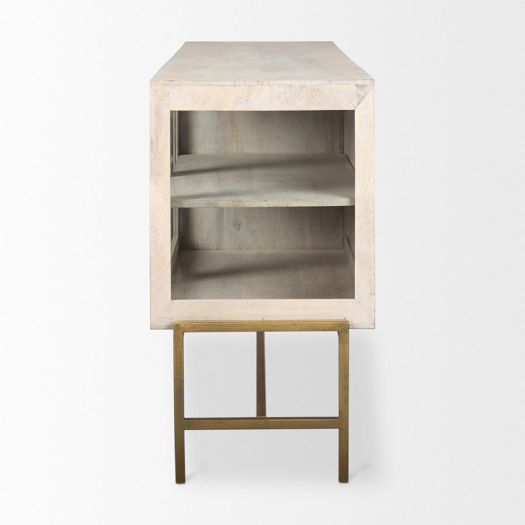 Mercana Arelius 70" x 18.8" x 32" Solid Wood Sideboard