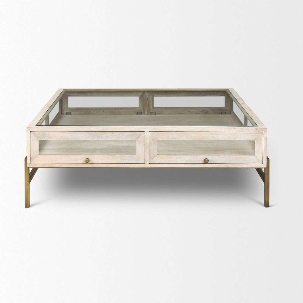 Mercana Arelius 43.5" x 43.5" x 15" Coffee Table