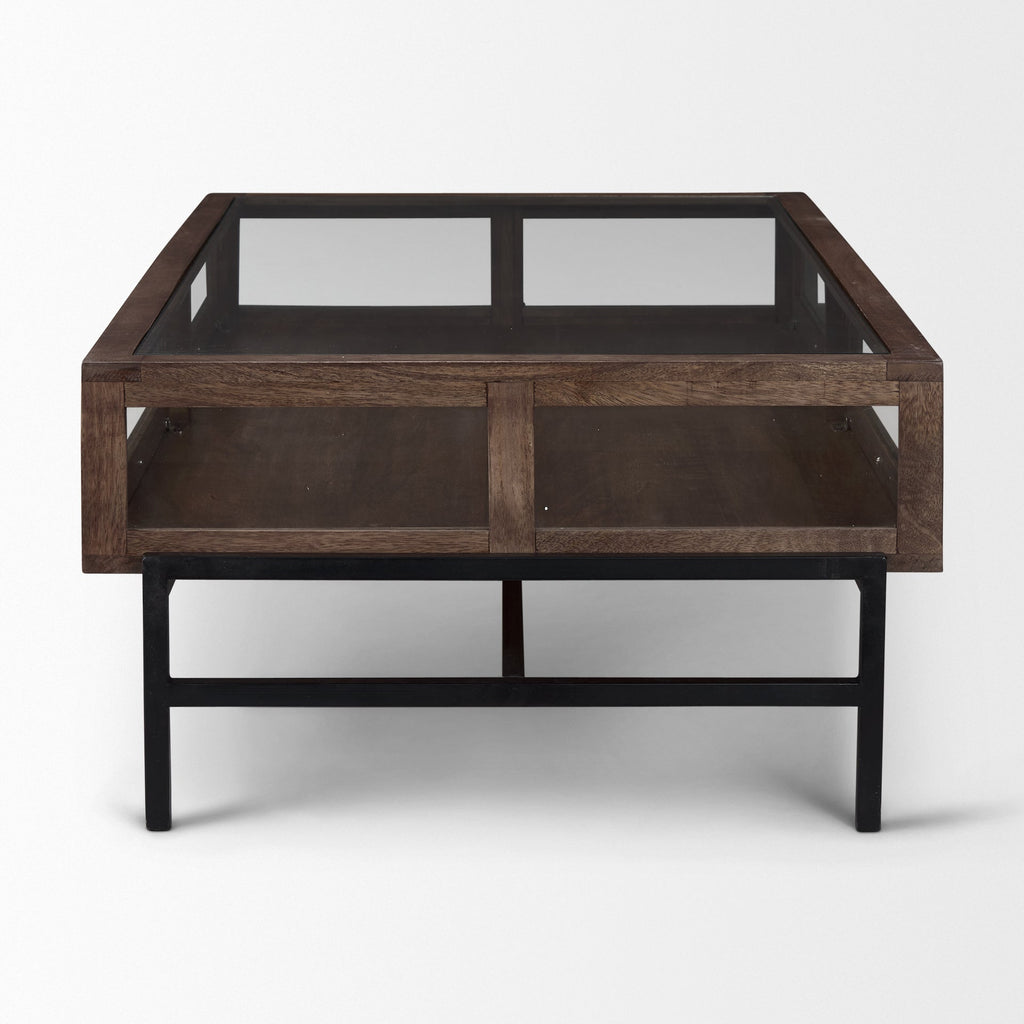 Mercana Arelius 49.5" x 29" x 15" Solid Wood Coffee Table