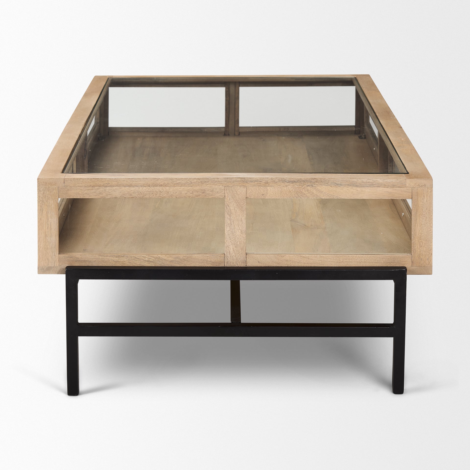 Mercana Arelius 49.5" x 29.5" x 15" Solid Wood Coffee Table