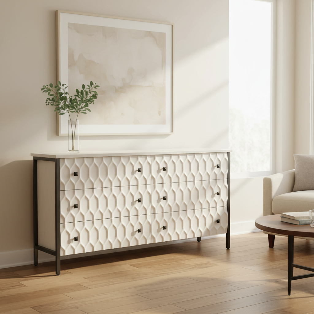 Mercana Savannah 62.6" x 15.8" x 31.5" Manufactured Wood Sideboard