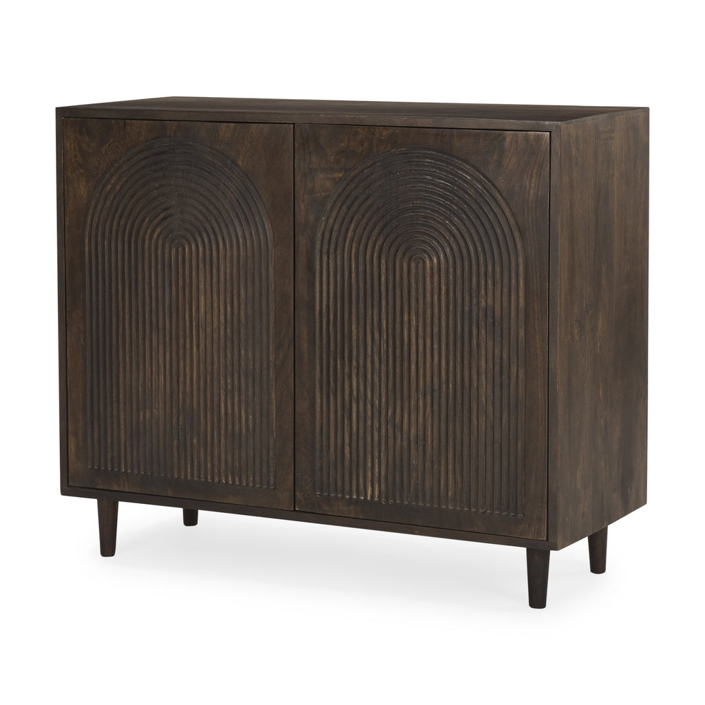 Mercana Tucker 36" x 15" x 30" Solid Wood Accent Cabinet