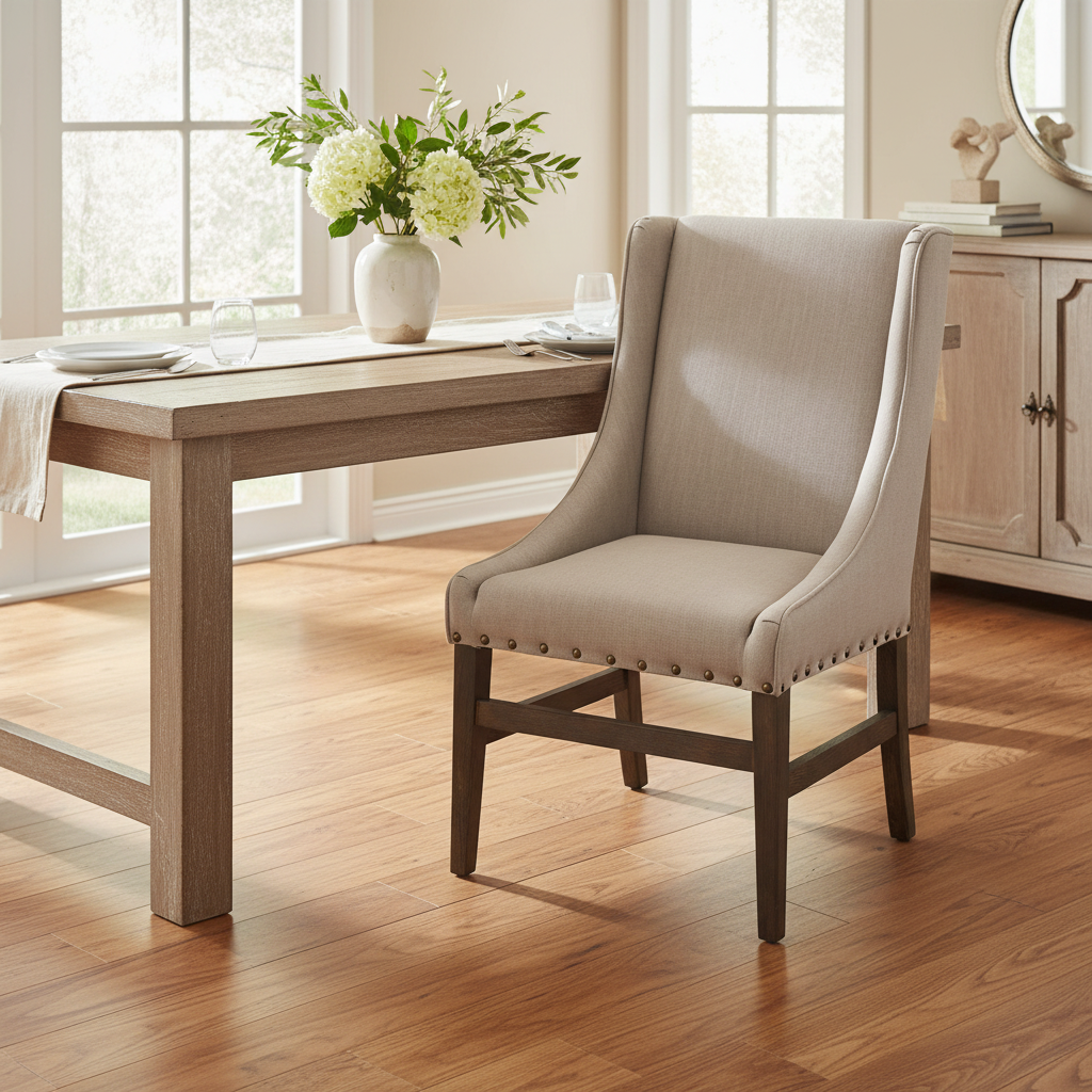 Mercana Kensington 22.3" x 23.3" x 39.5" Solid Wood Dining Chair