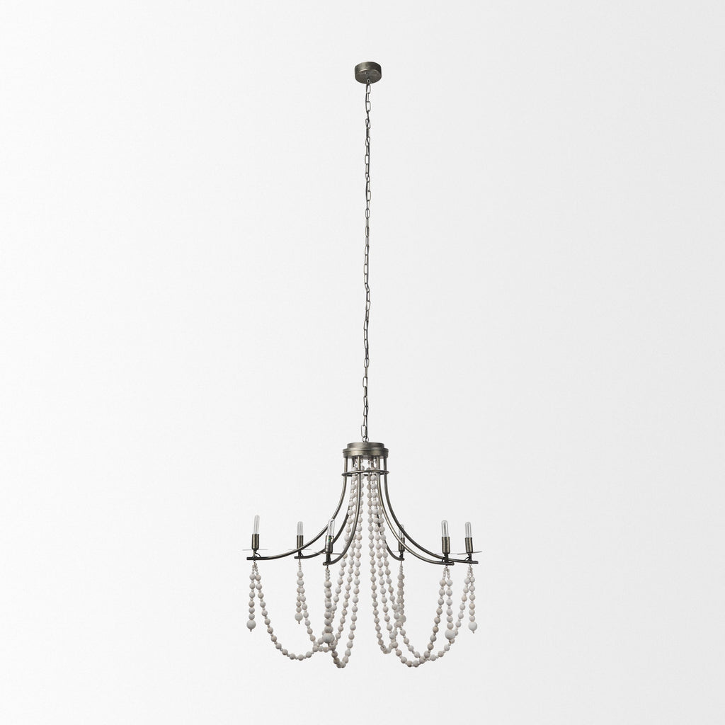 Mercana Selma 37.8" x 33.3" x 96.9" Metal Chandelier