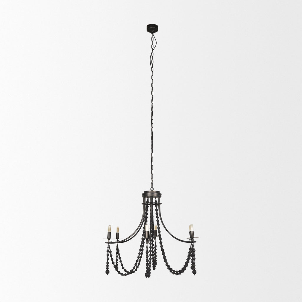 Mercana Selma 37.8" x 33.3" x 96.9" Metal Chandelier