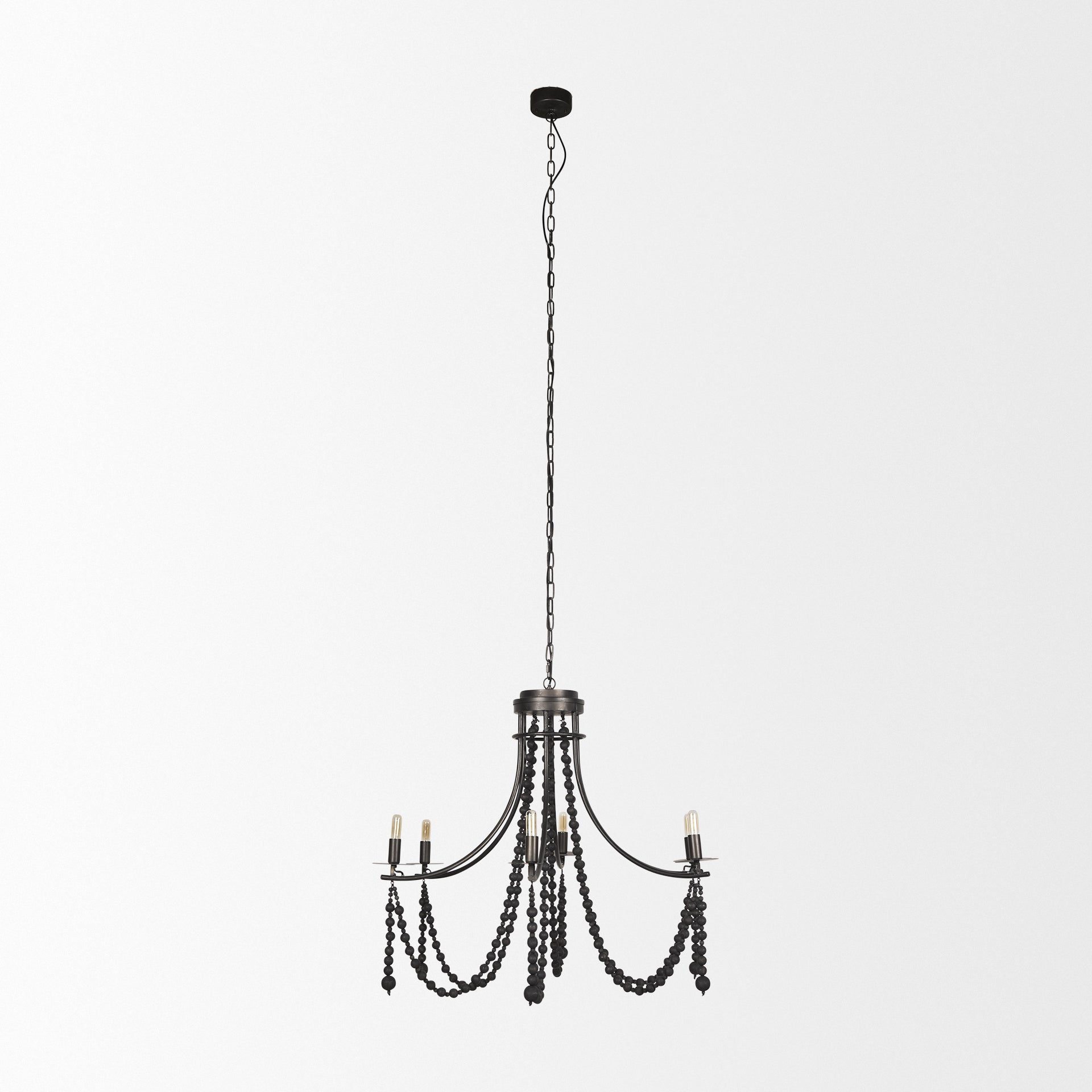 Mercana Selma 37.8" x 33.3" x 96.9" Metal Chandelier