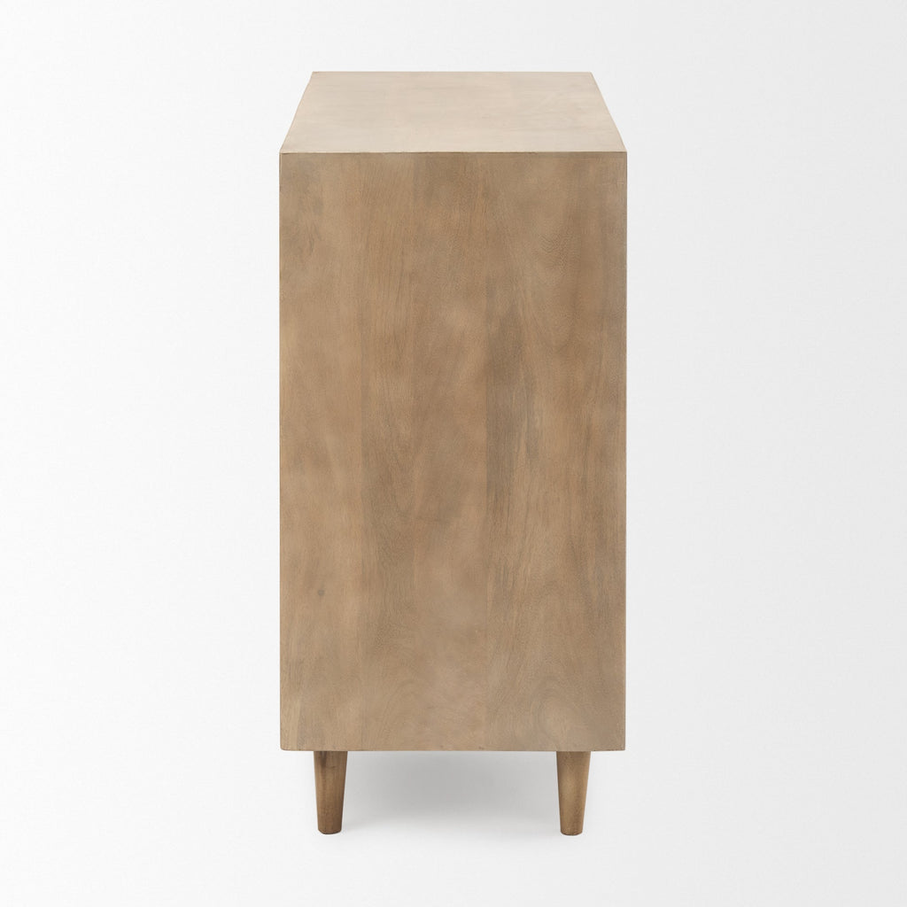 Mercana Tucker 36" x 15" x 30" Solid Wood Accent Cabinet