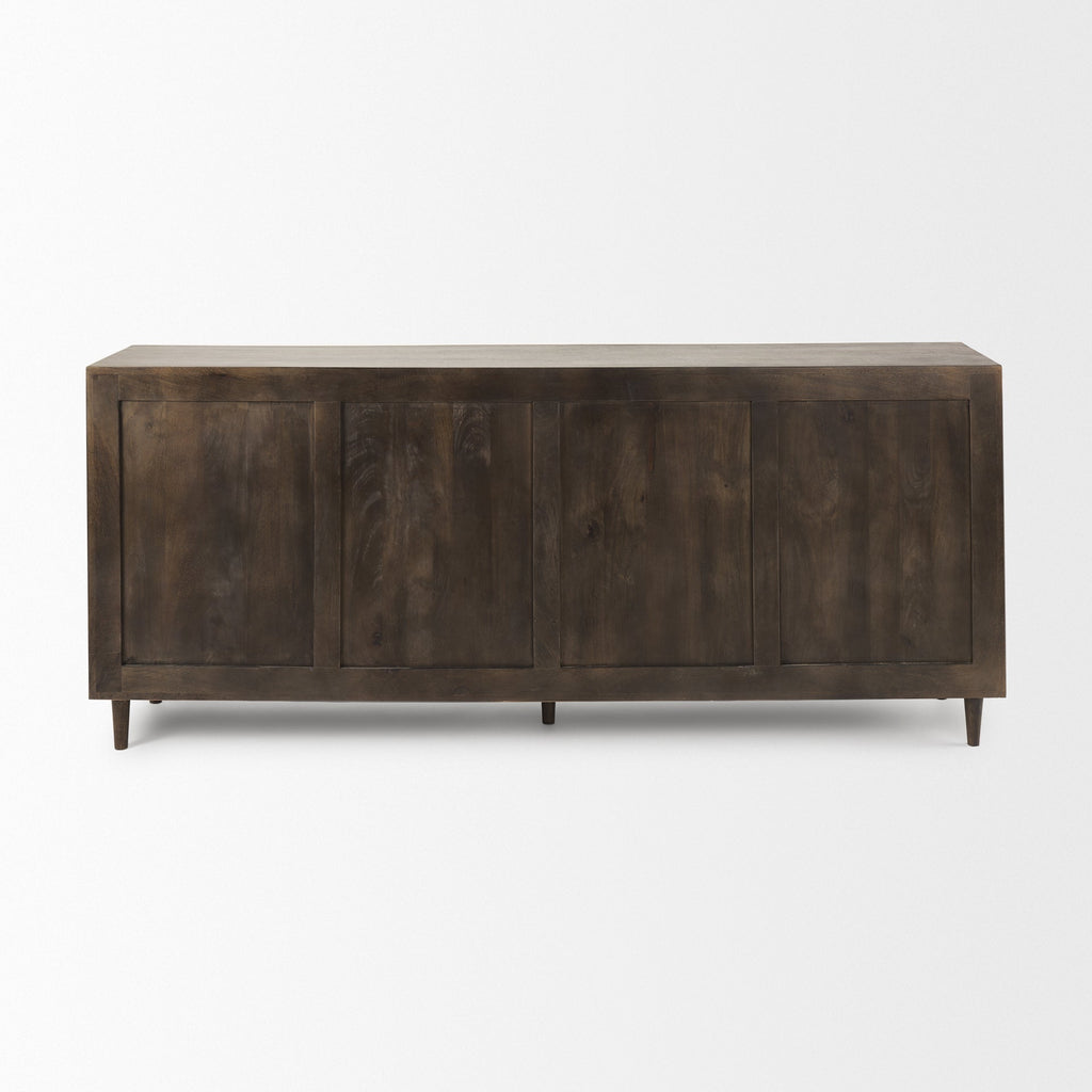 Mercana Tucker 71.8" x 15" x 30.3" Solid Wood Sideboard