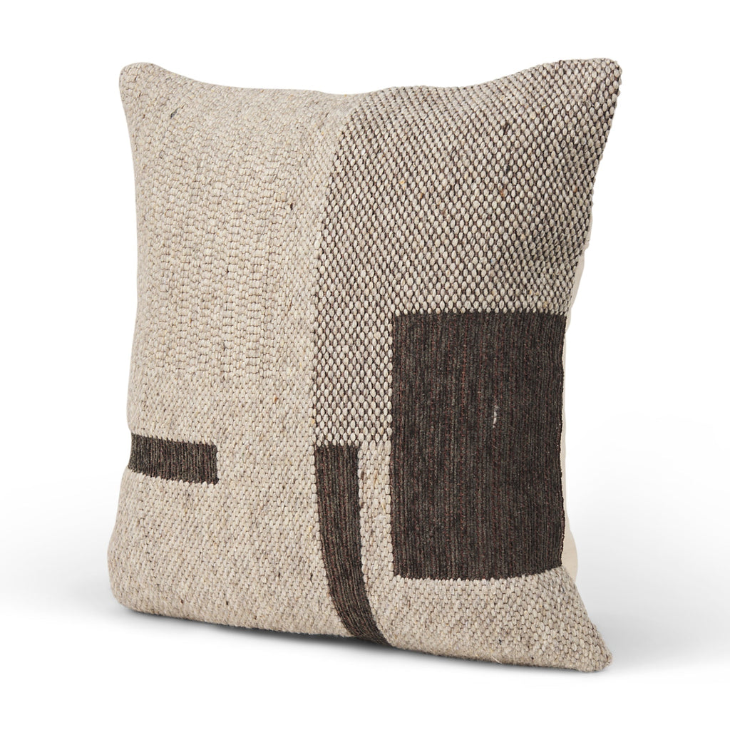 Mercana Kyle 20" x 1" x 20" Wool Blend Pillow cover