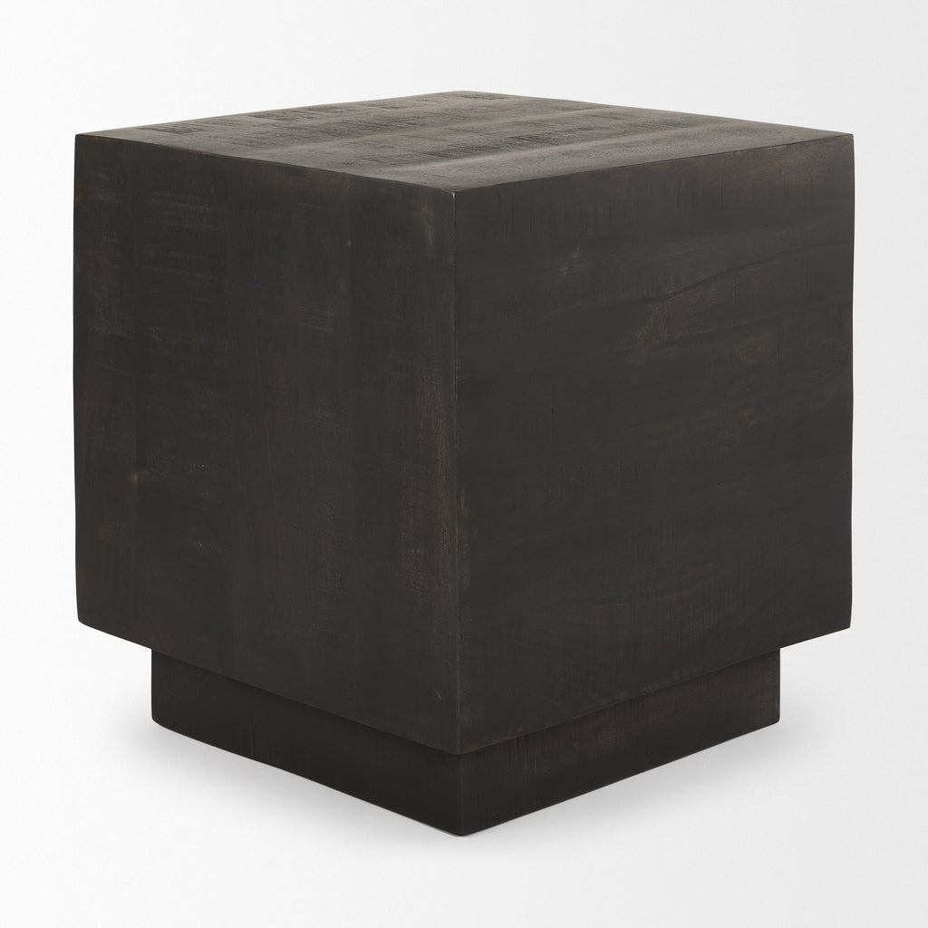 Mercana Hayden 22" x 22" x 24" Solid Wood Side Table