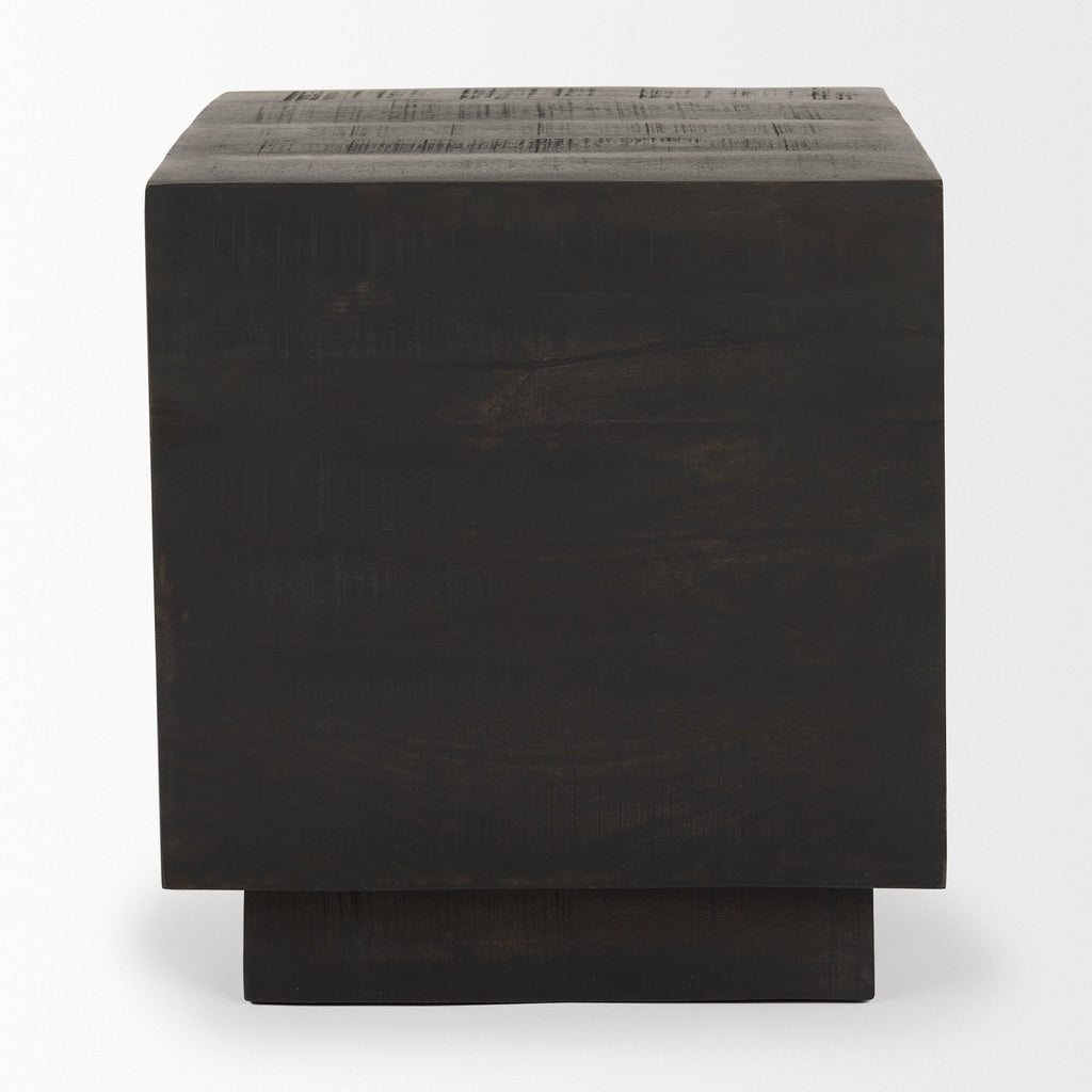 Mercana Hayden 22" x 22" x 24" Solid Wood Side Table