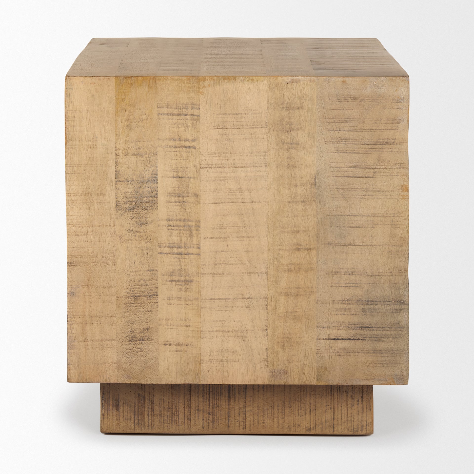 Mercana Hayden 22" x 22" x 24" Solid Wood Side Table