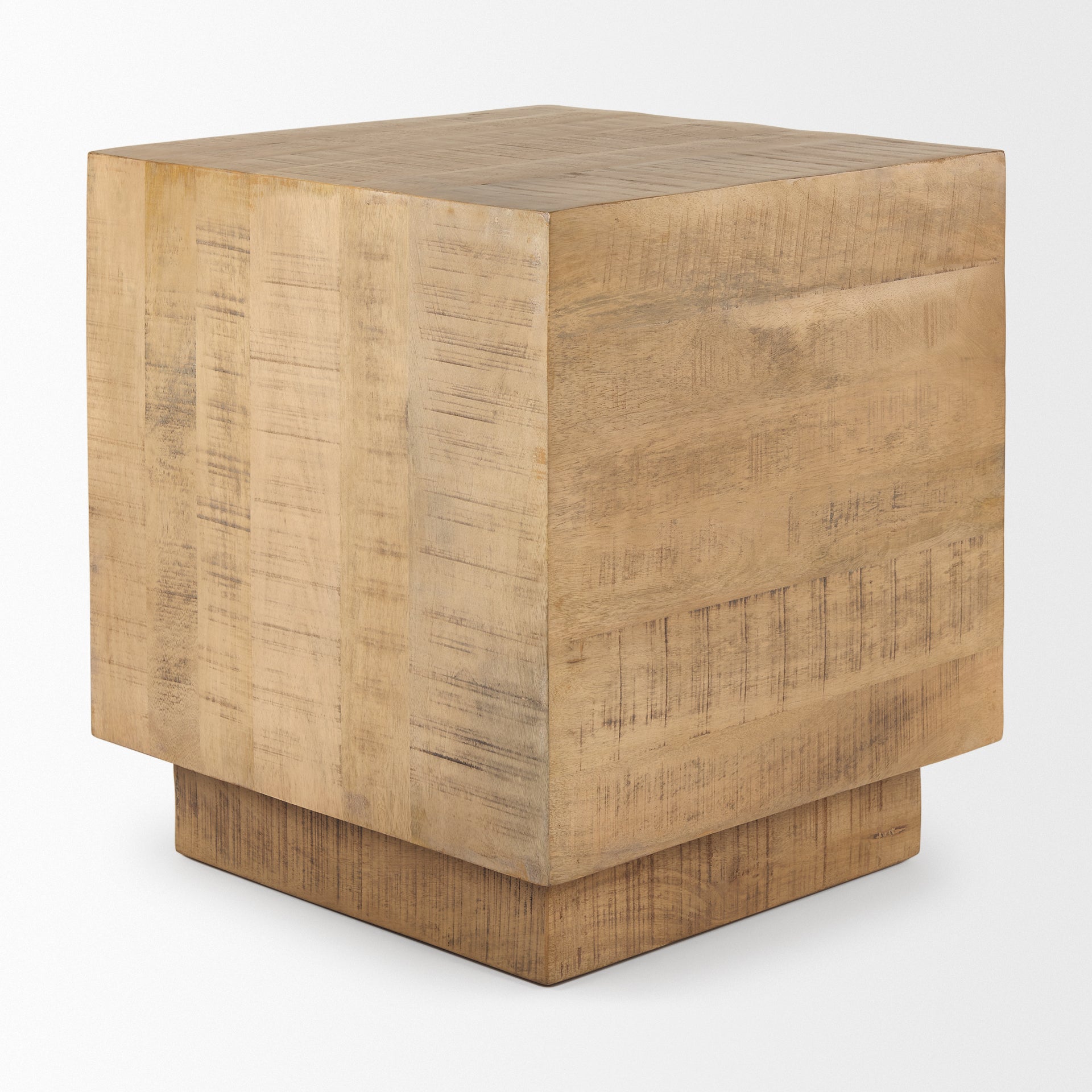 Mercana Hayden 22" x 22" x 24" Solid Wood Side Table