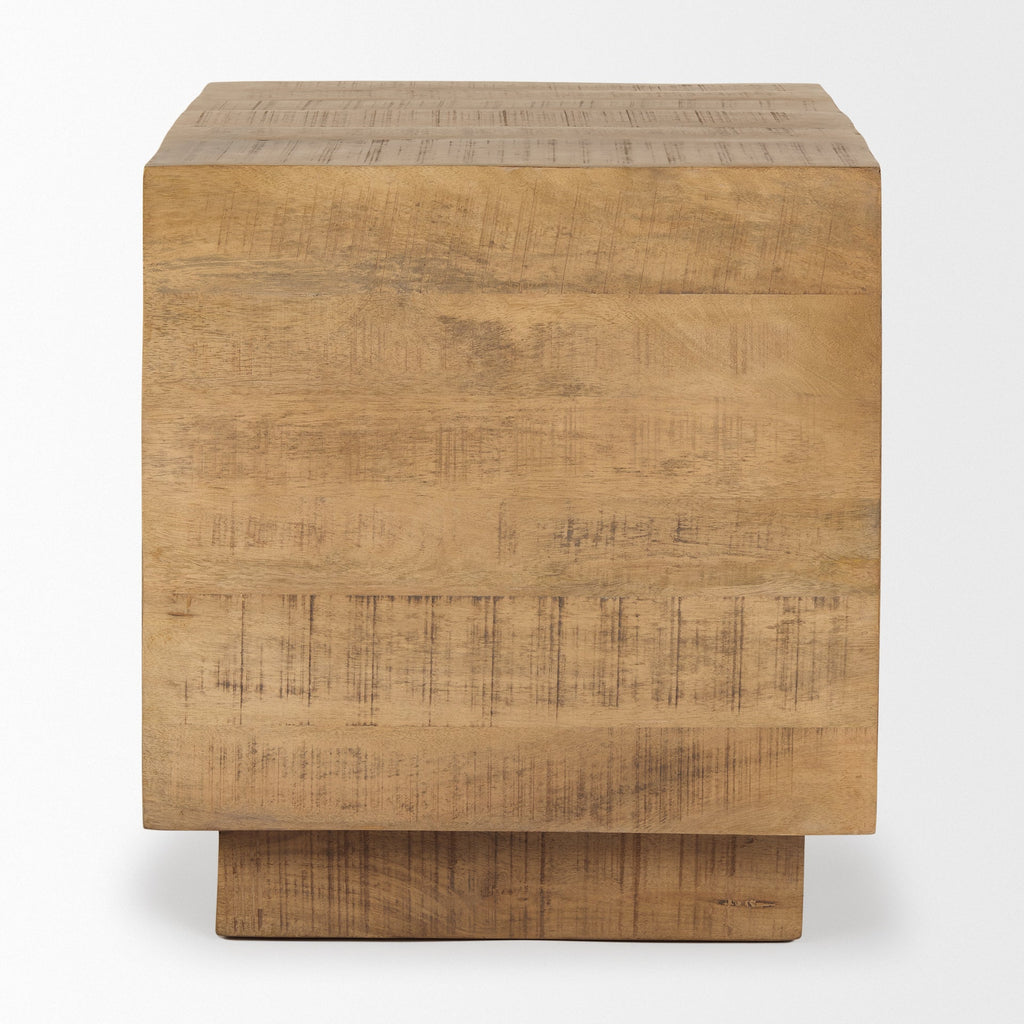 Mercana Hayden 22" x 22" x 24" Solid Wood Side Table