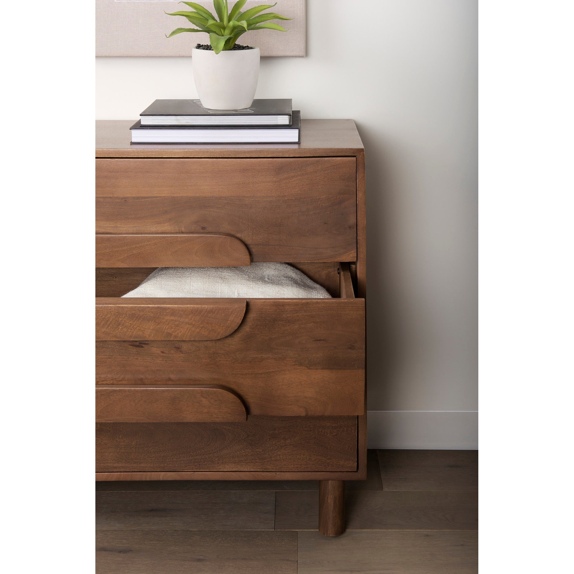 Mercana Astrid 36" x 17" x 30.3" Solid Wood Accent Cabinet