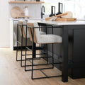Mercana Stamford 18.7" x 22.6" x 36" Wood Stool