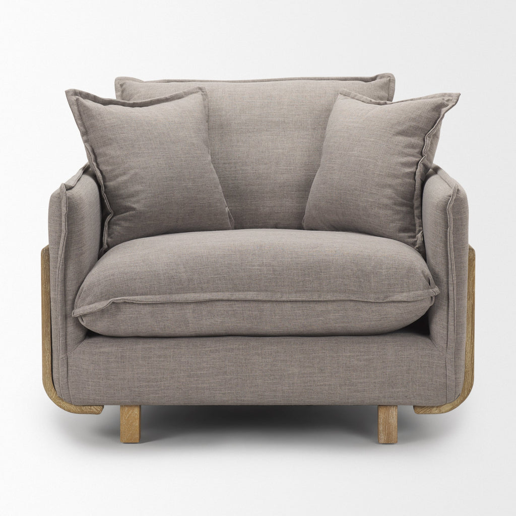 Mercana Roy 43.3" x 41.7" x 33.1" Arm Chair