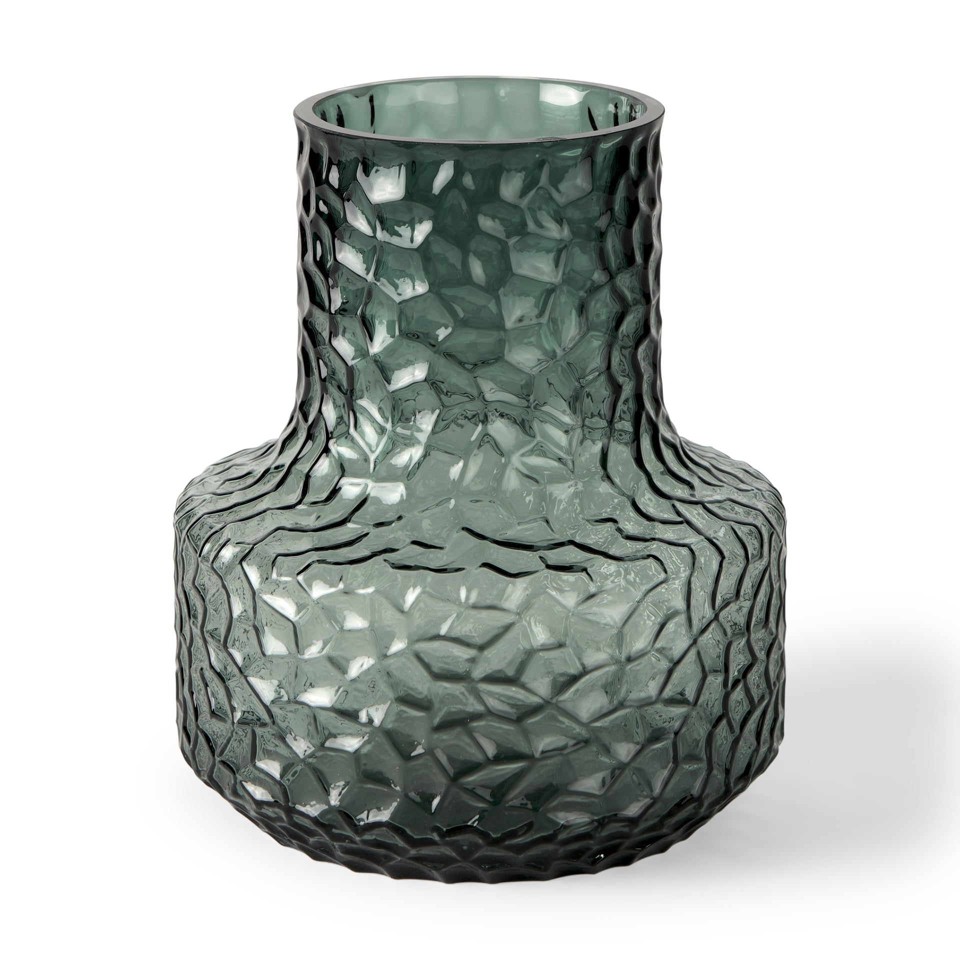 Mercana Jolene 6.3" x 6.3" x 7.2" Glass Vase