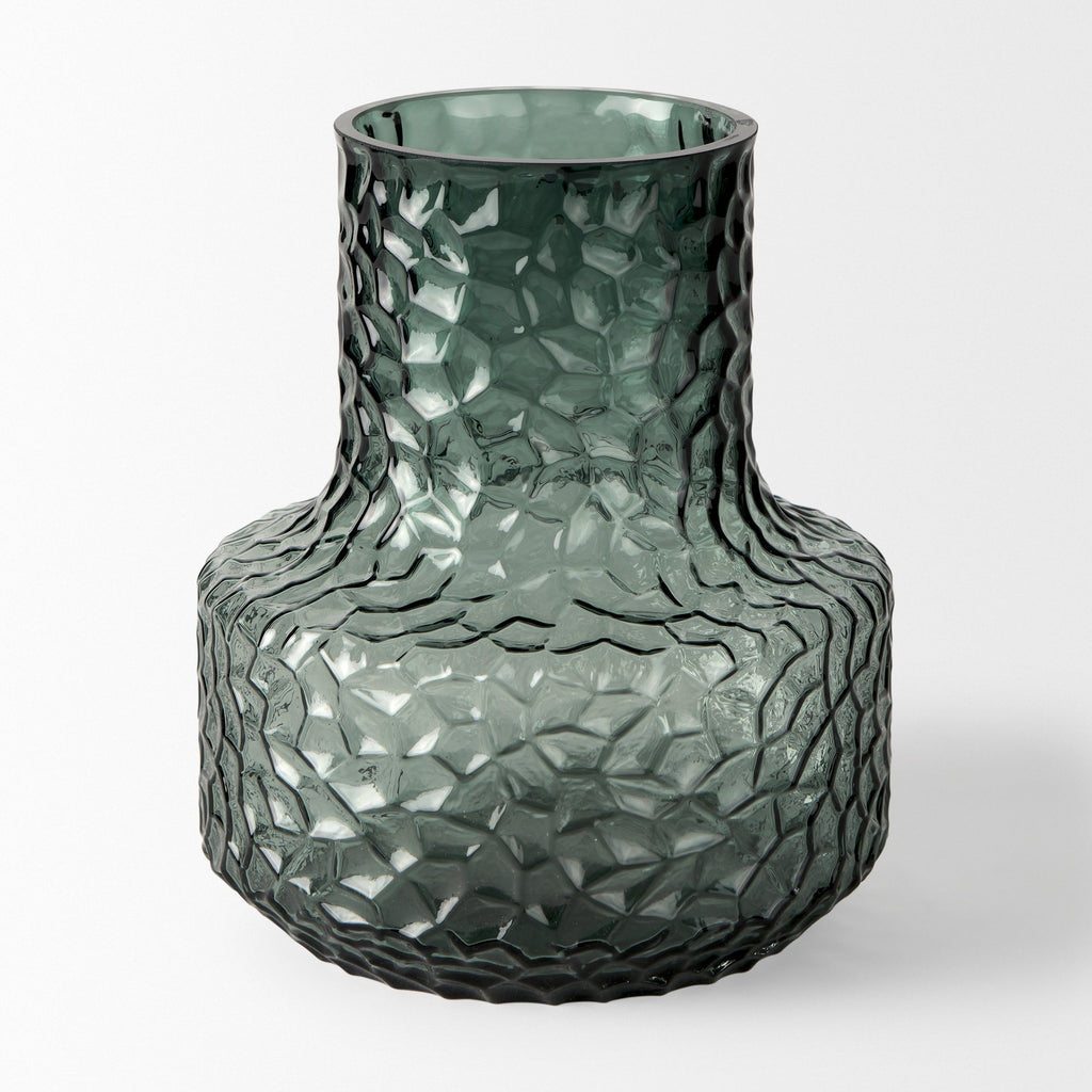Mercana Jolene 6.3" x 6.3" x 7.2" Glass Vase