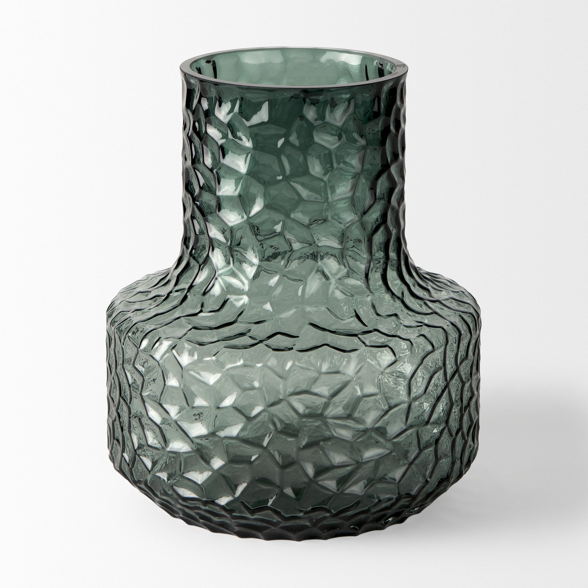 Mercana Jolene 6.3" x 6.3" x 7.2" Glass Vase
