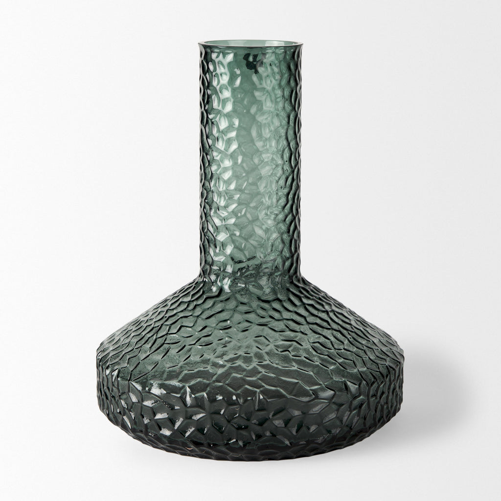 Mercana Jolene 9.8" x 9.8" x 11.8" Glass Vase