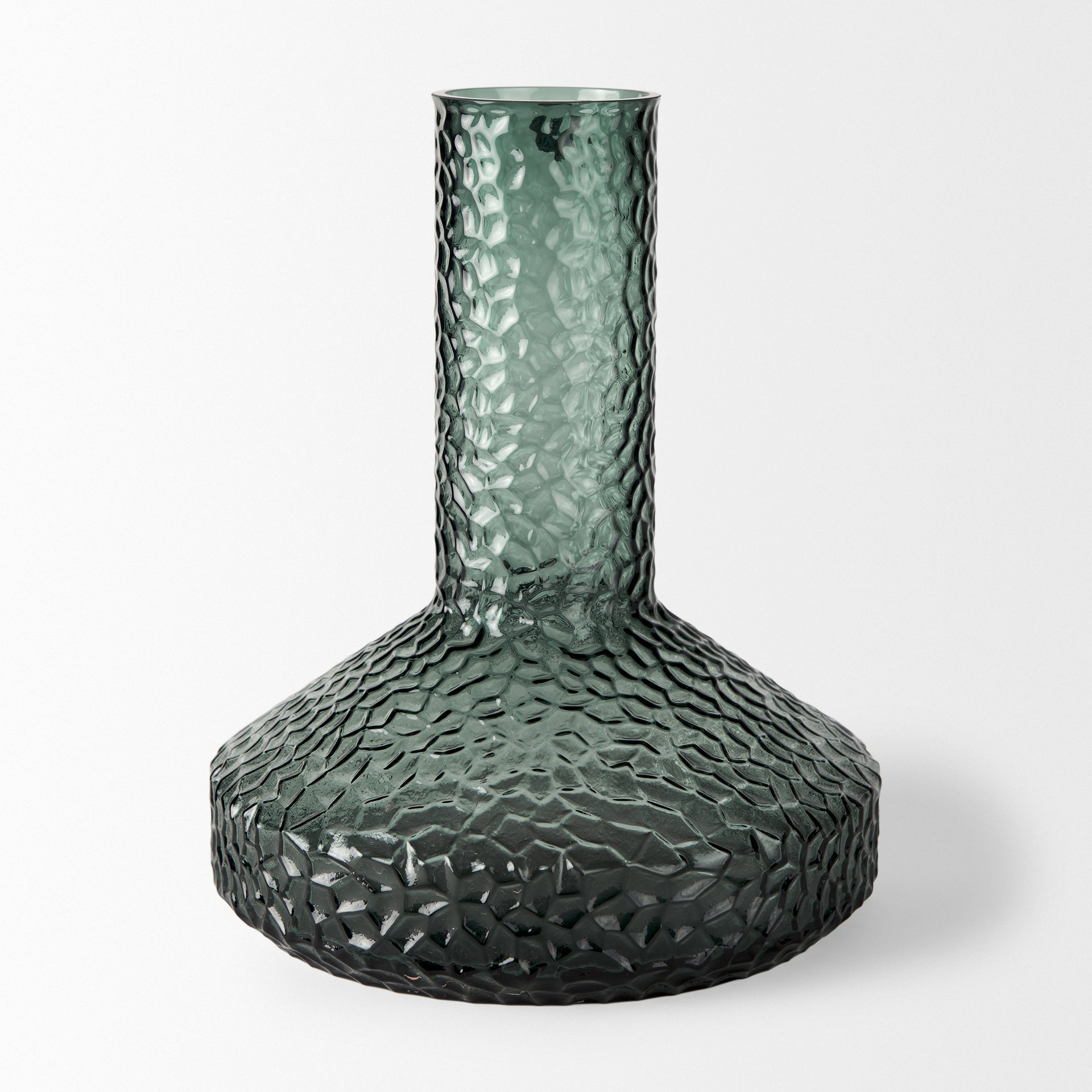Mercana Jolene 9.8" x 9.8" x 11.8" Glass Vase