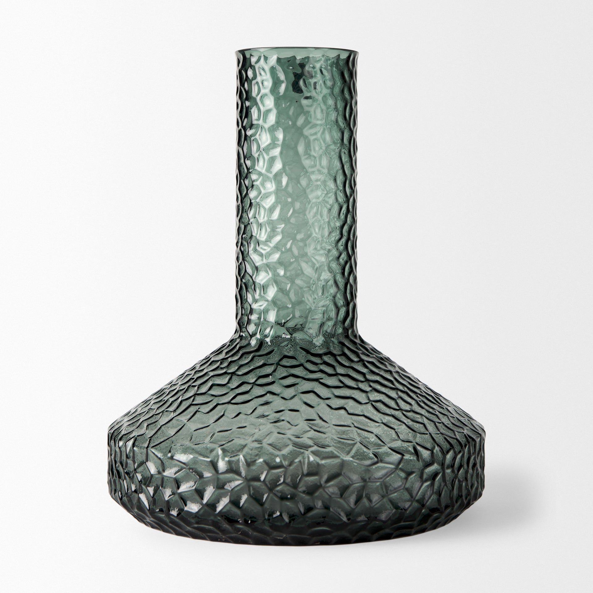 Mercana Jolene 9.8" x 9.8" x 11.8" Glass Vase