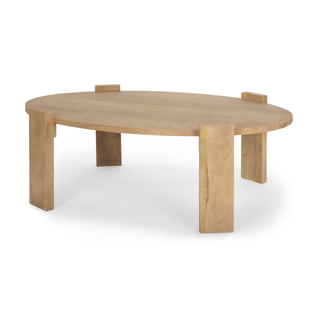 Mercana Evelyn 48" x 30" x 16" Solid Wood Coffee Table