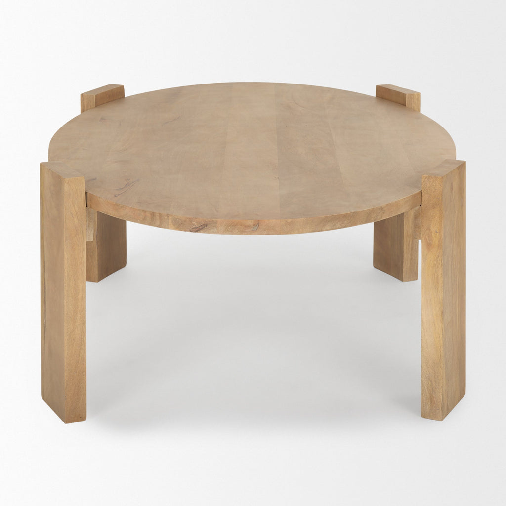 Mercana Evelyn 48" x 30" x 16" Solid Wood Coffee Table