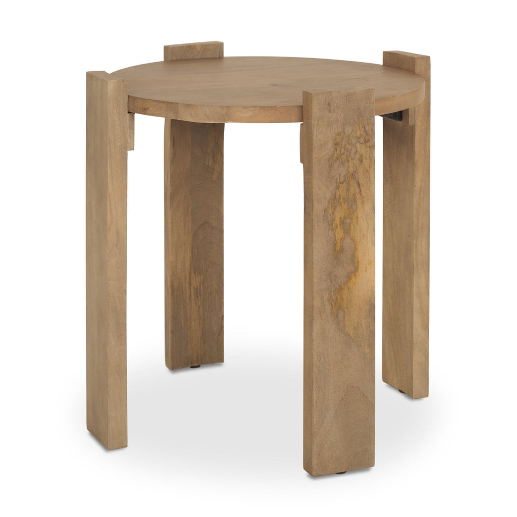 Mercana Evelyn 20" x 20" x 22" Solid Wood Side Table